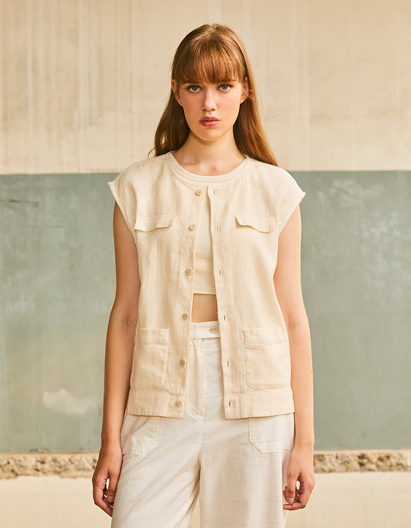 SS25 Denim Vest BL-9250104