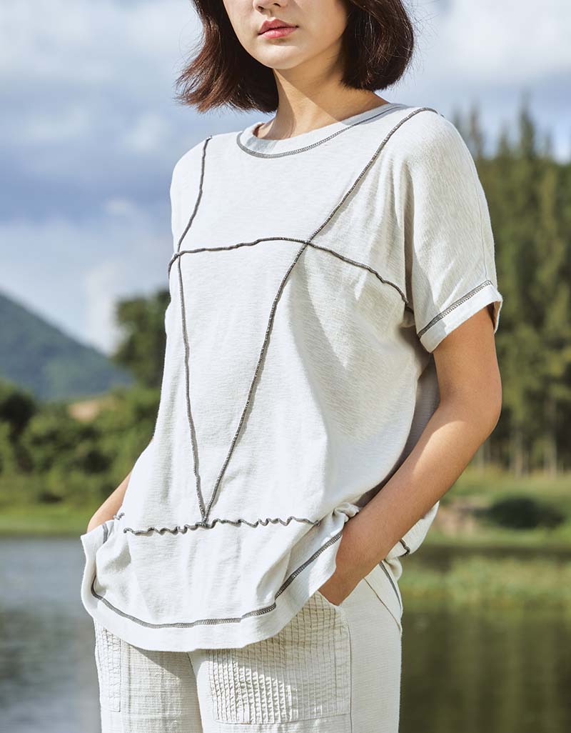 SS24 Blouse Cap Sleeves BL-9240418