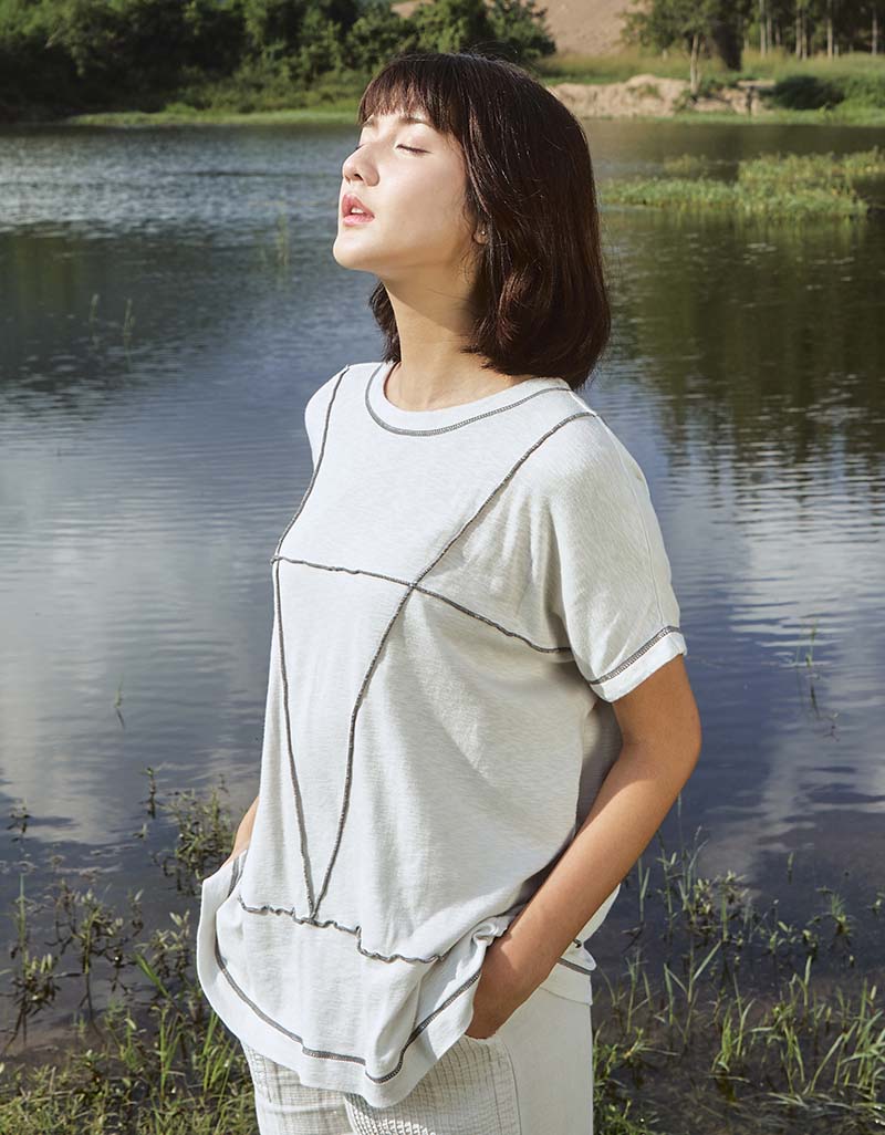 SS24 Blouse Cap Sleeves BL-9240418