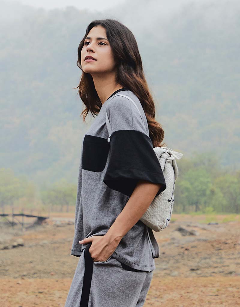 AW24 Stripe Jersey Over T-Shirt BL-9240701