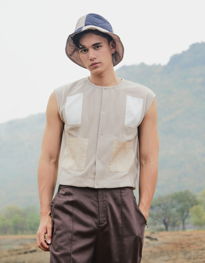 AW24 ZANPU BUCKET HAT NYLON QUILTED HA-9241010