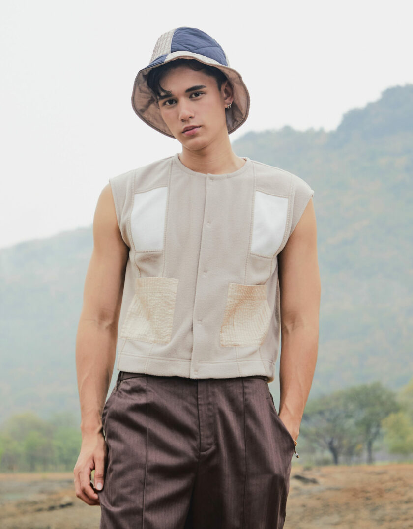AW24 ZANPU BUCKET HAT NYLON QUILTED HA-9241010