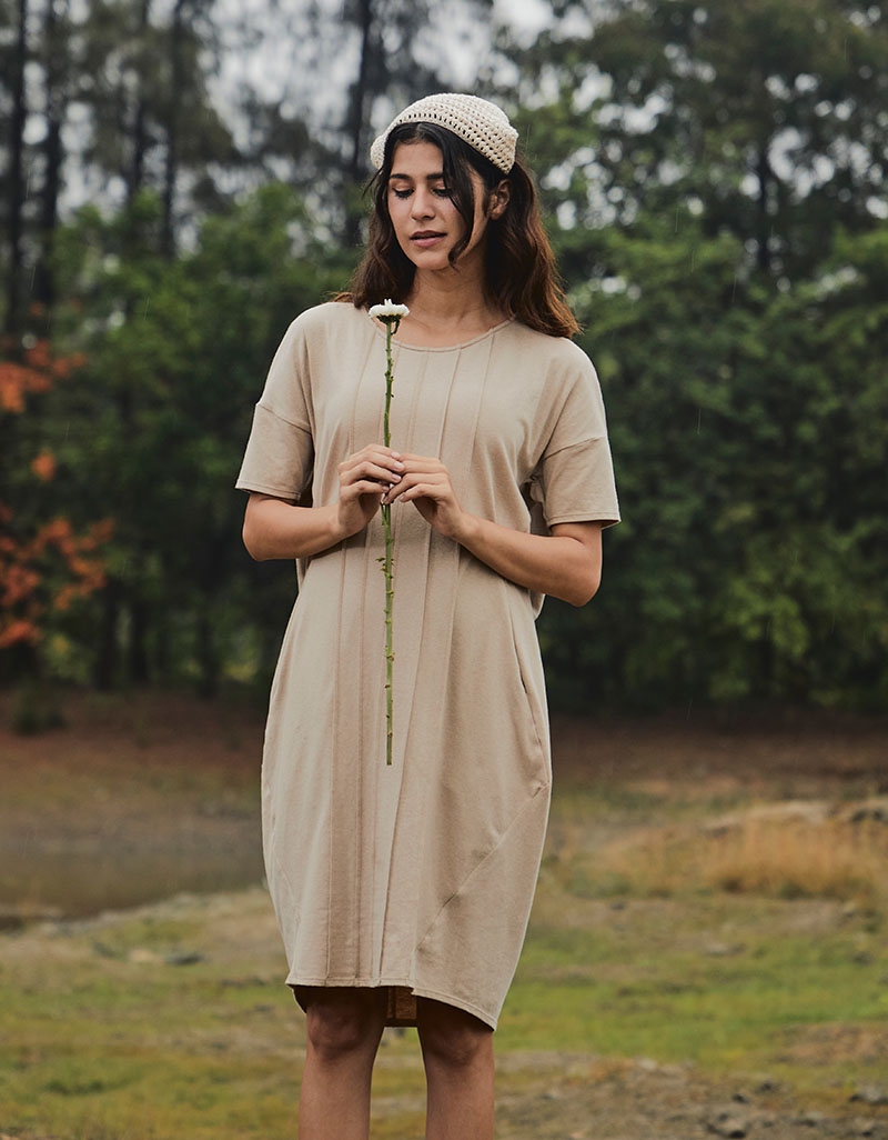 AW24 Two Way Stretch Jersey Dress DS-9240718