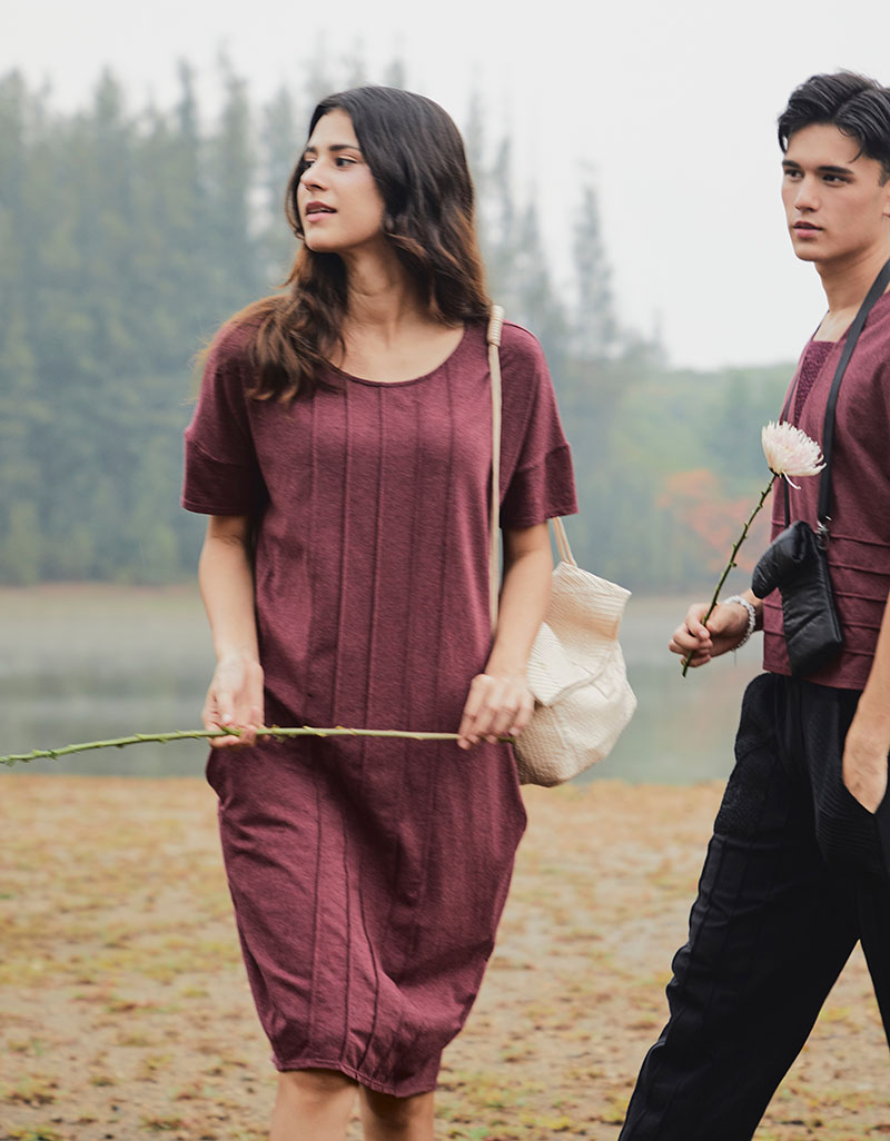 AW24 Two Way Stretch Jersey Dress DS-9240718