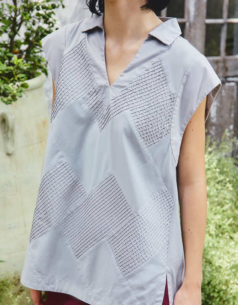 AW25 Mono Angle Patch Jersey Vest BL-9251002