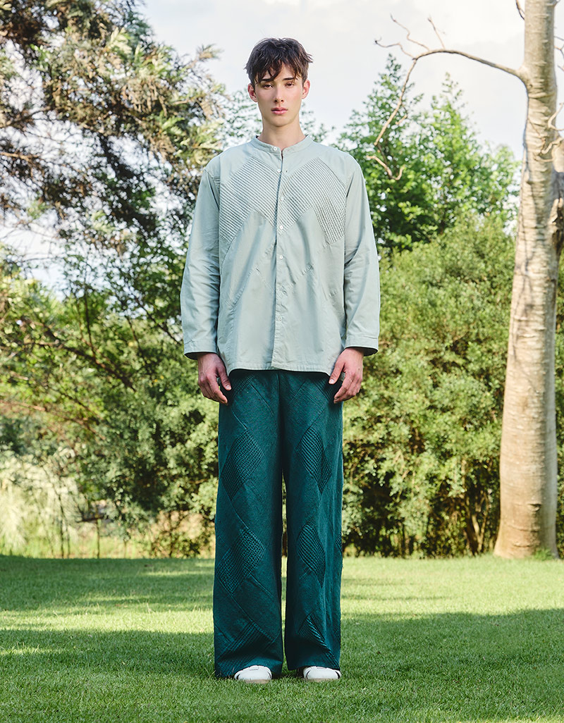 AW25 MonoPatch Mandarin Shirt BL-9251015
