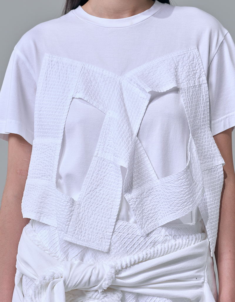 SS26 S40 Structured Layer Tee T-SHIRT BL-9260101