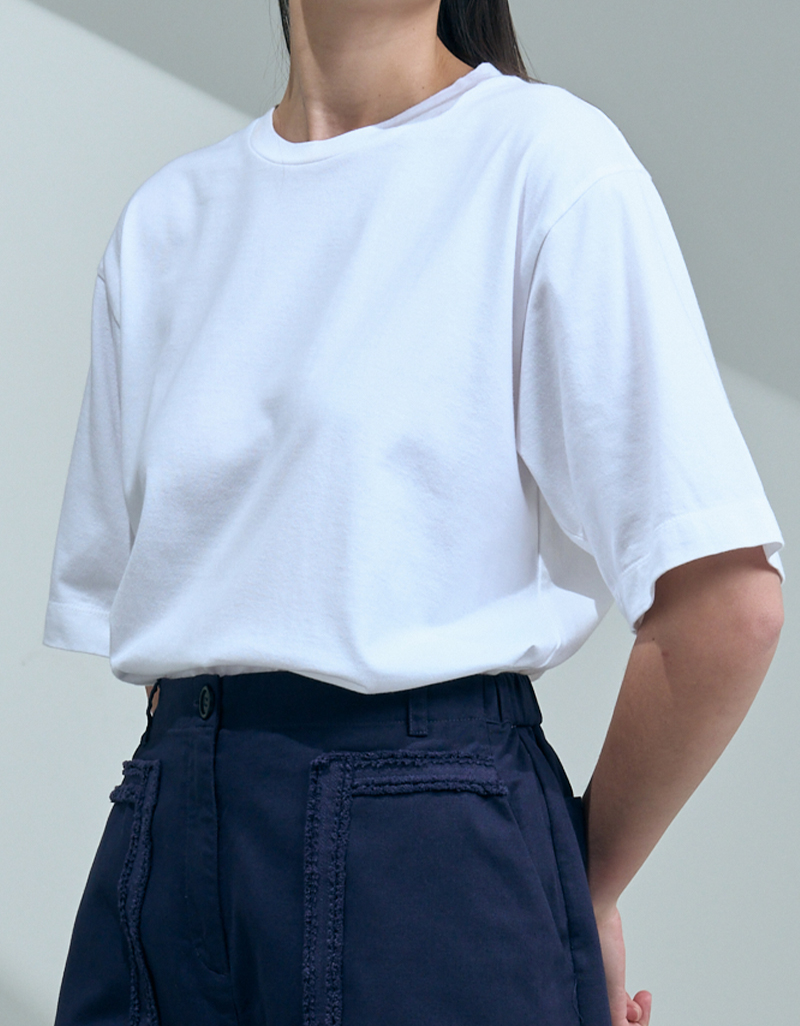 SS26 S40 ZANPU Essential Tee Blouse BL-9260120