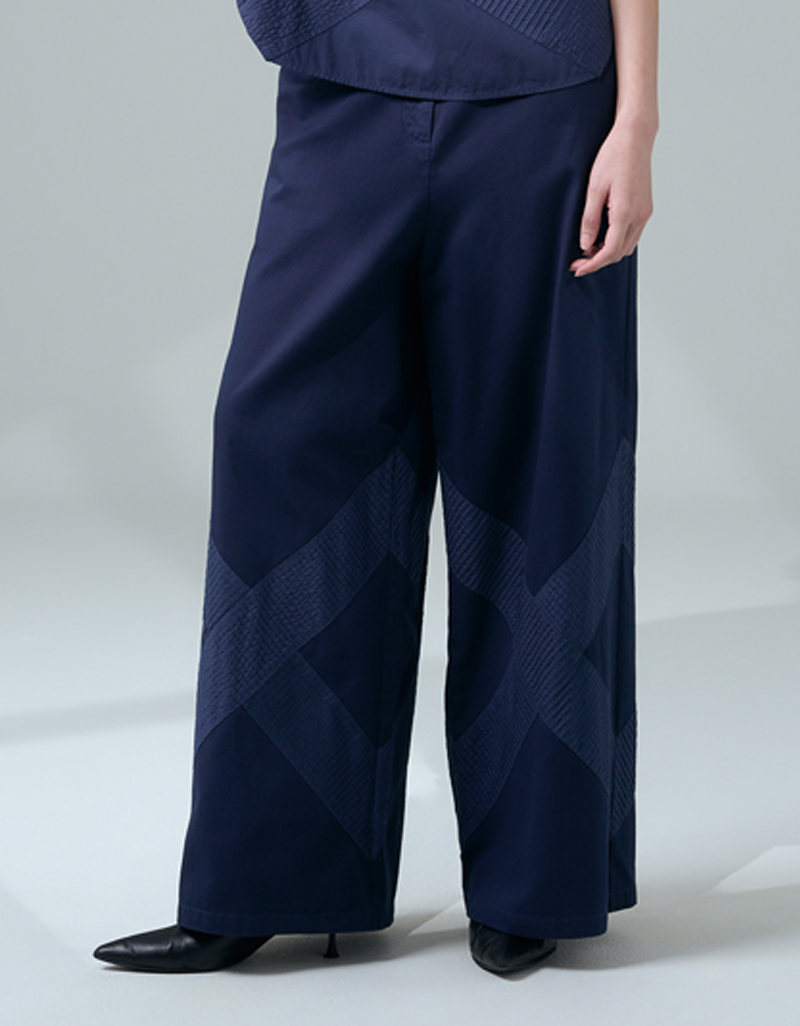 SS26 Straight Pants with Pintuck Detail PN-9260504