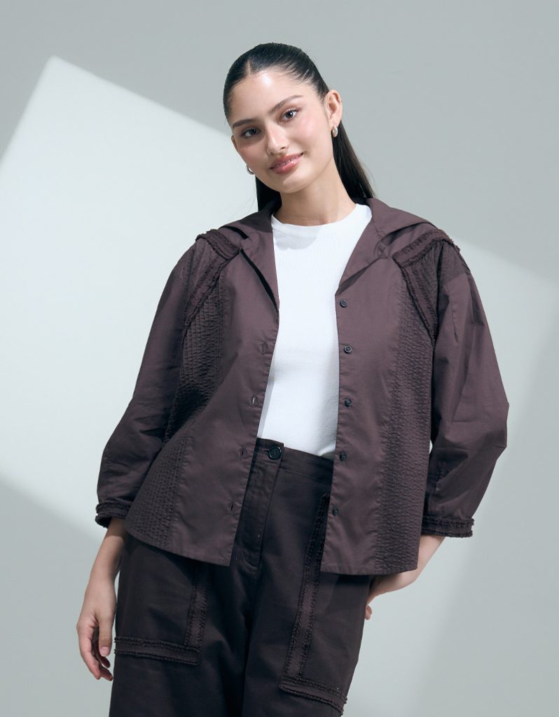 SS26 Soft Sail Collar Overshirt JK-9260507