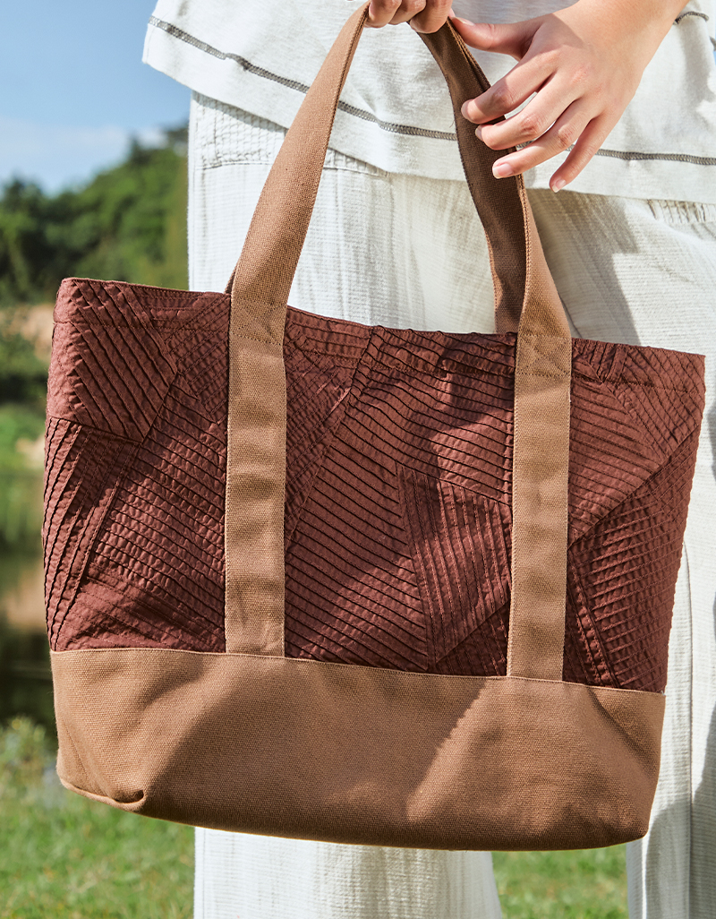 FREE - ZANPU TOTE BAG CANVAS LAWN BA-9240104 (Brown)