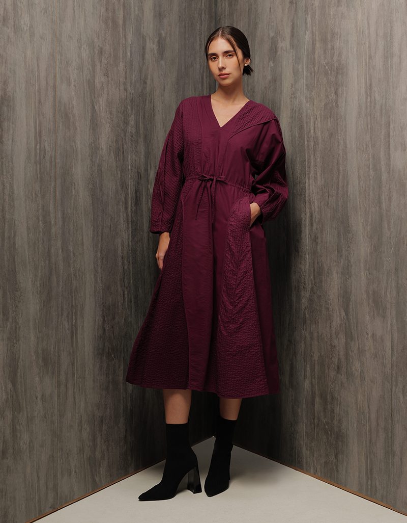 AW26 Smoke Overlay Dress DS-9260901