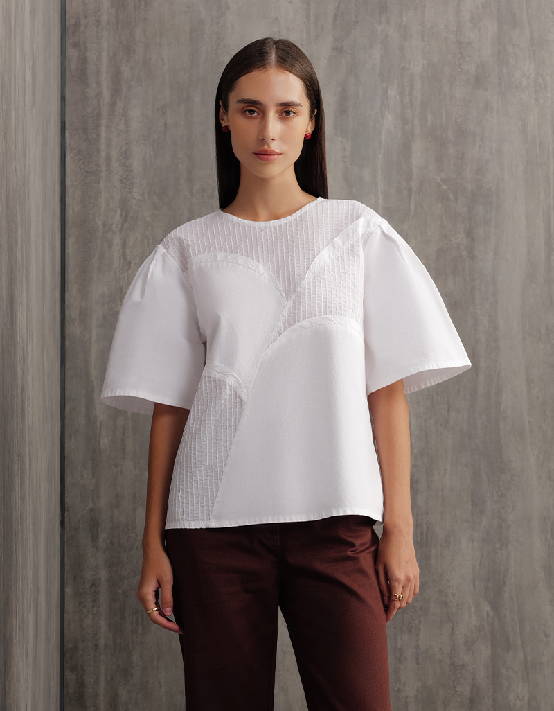 AW26 ZANPU BLOUSE SOFTKATSURAGI BL-9260802