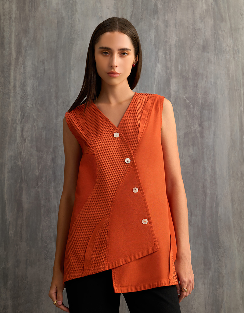 AW26 ZANPU VEST MURAITO VS-9260806