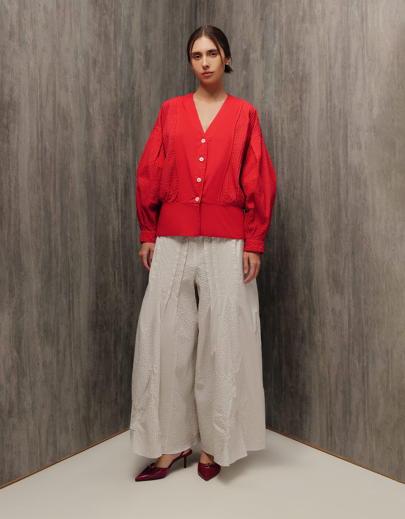 AW26 Curve Panel Pants PN-9260904