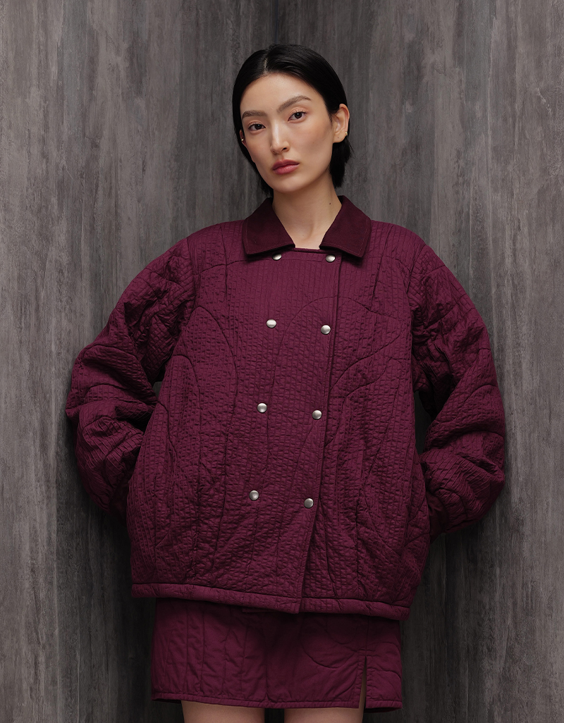 AW26 Agar Quilt Cocoon Jacket CO-9261001
