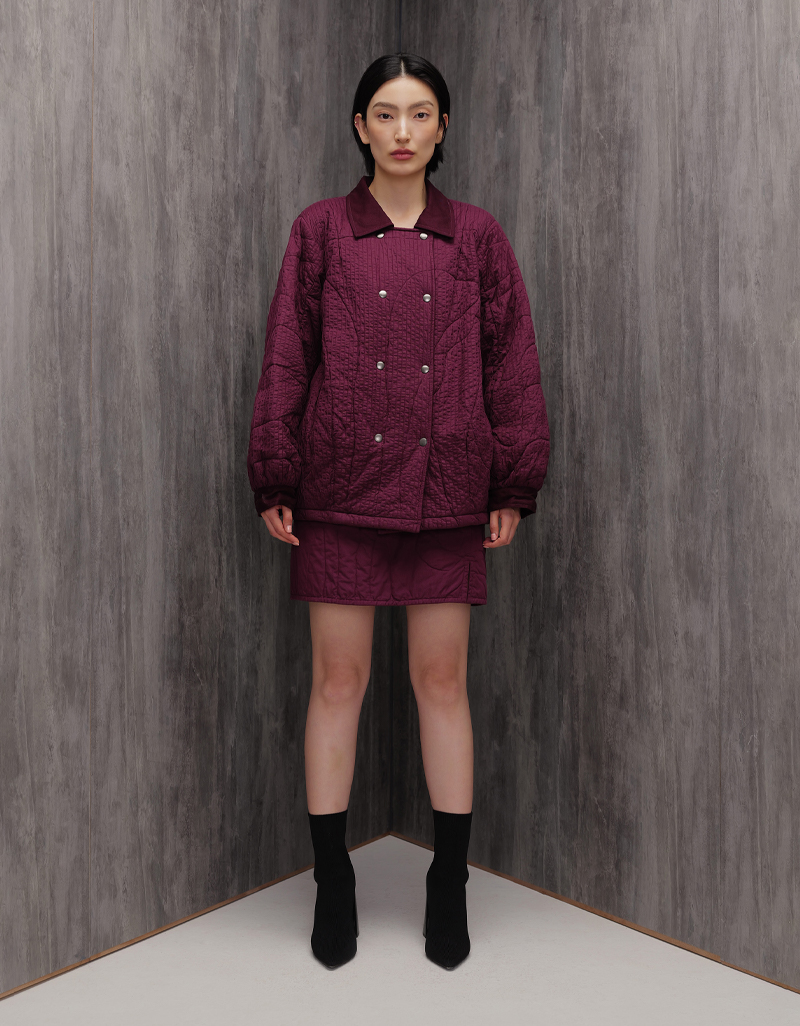 AW26 Agar Quilt Cocoon Jacket CO-9261001