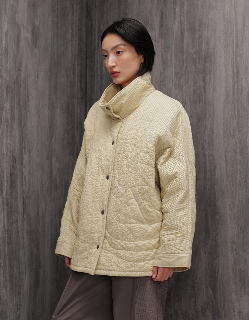 AW26 Agar Pintuck Quilt Coat JK-9261002