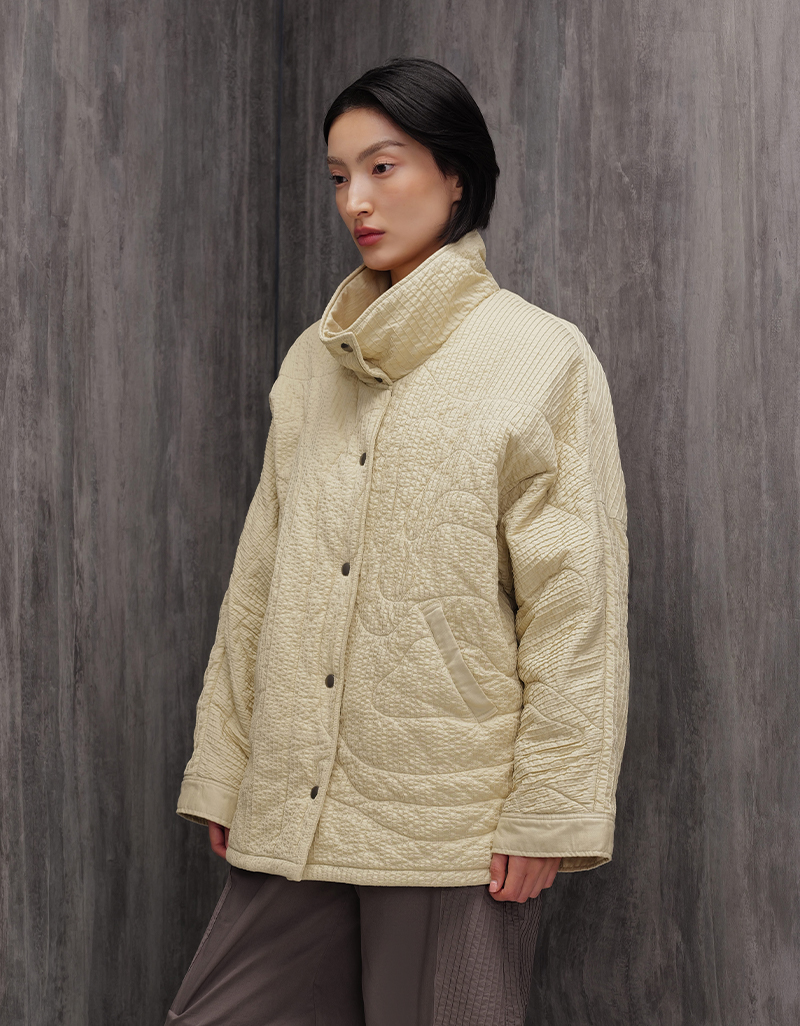 AW26 Agar Pintuck Quilt Coat JK-9261002