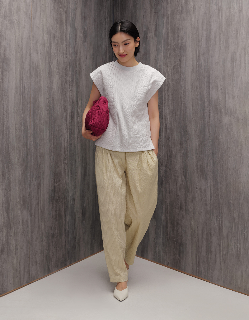 AW26 Pintuck Volume Pants PN-9261006