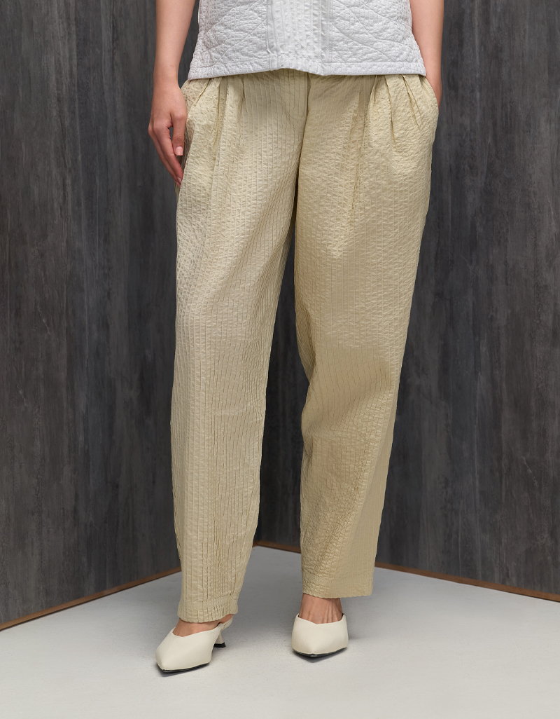 AW26 Pintuck Volume Pants PN-9261006