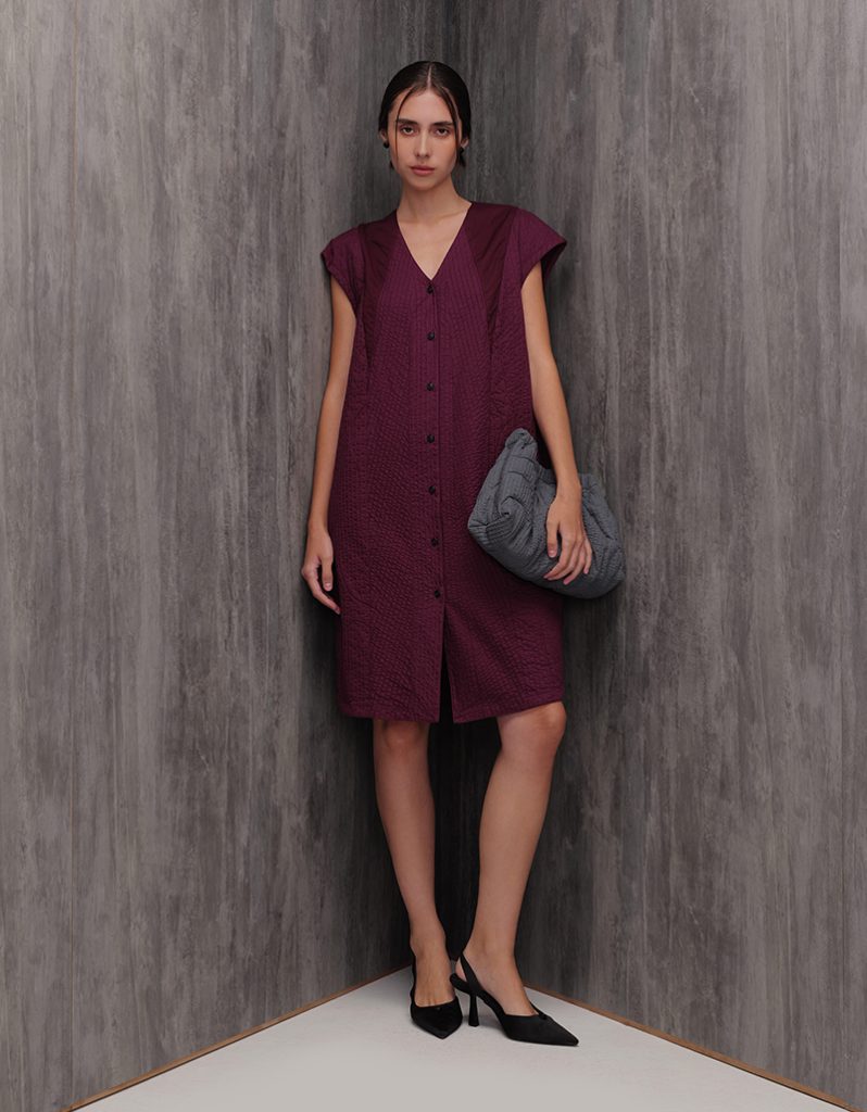 AW26 Agar Panel Tunic Dress DS-9261007