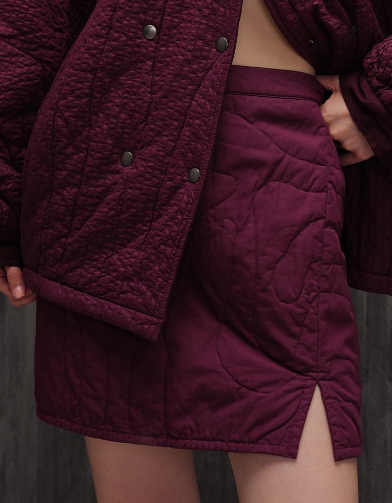 AW26 Agar Flow Quilt Mini Skirt SK-9261009